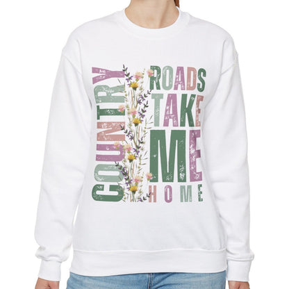 Country Roads Wildflower Women's Sweatshirt - Eddy and Rita