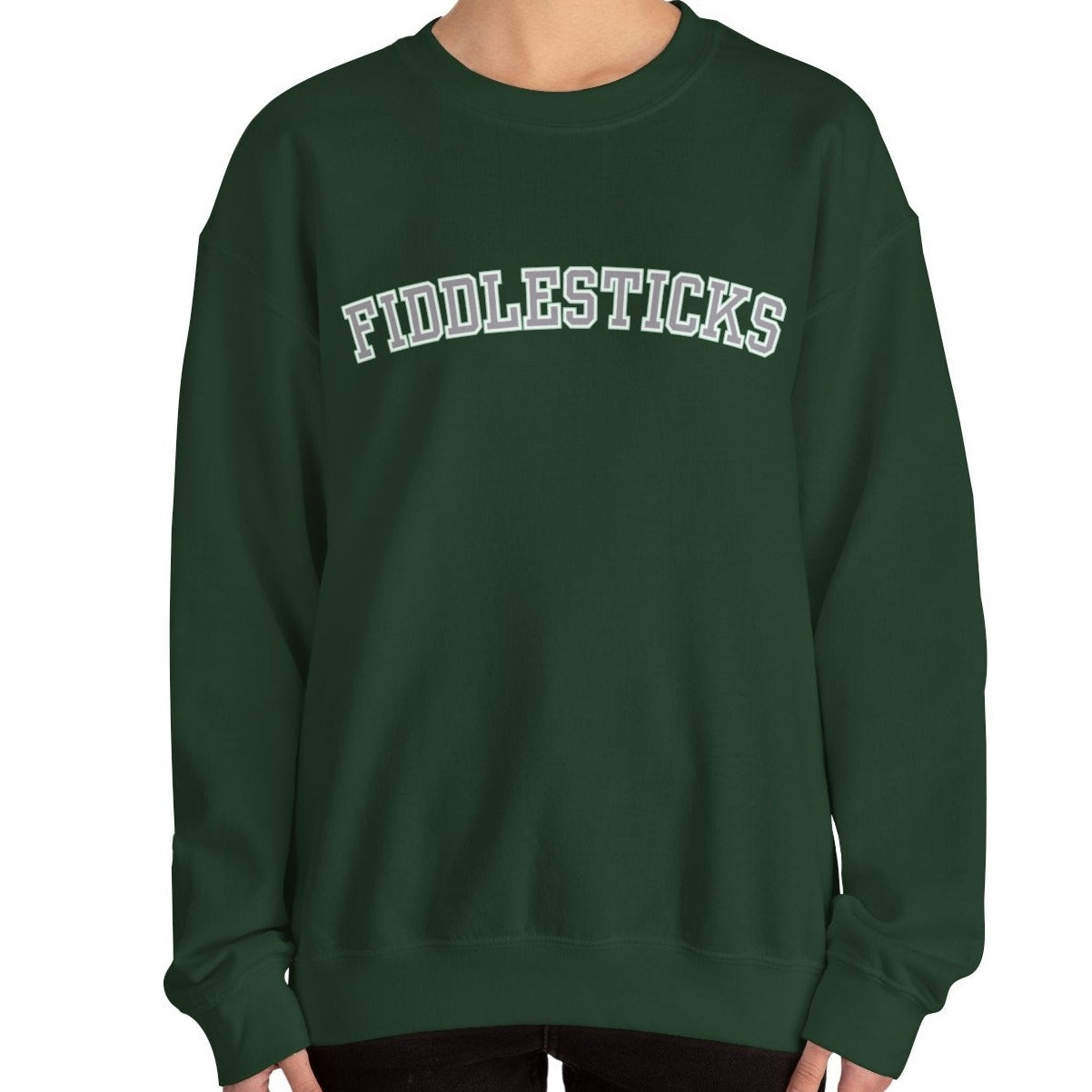 Fiddlesticks Women's Sweatshirt - Cozy Comfort with a Touch of Playful Charm - Eddy and Rita