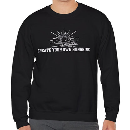 Create Your Own Sunshine Men's Sweatshirt: Cozy Comfort with Inspirational Style - Eddy and Rita