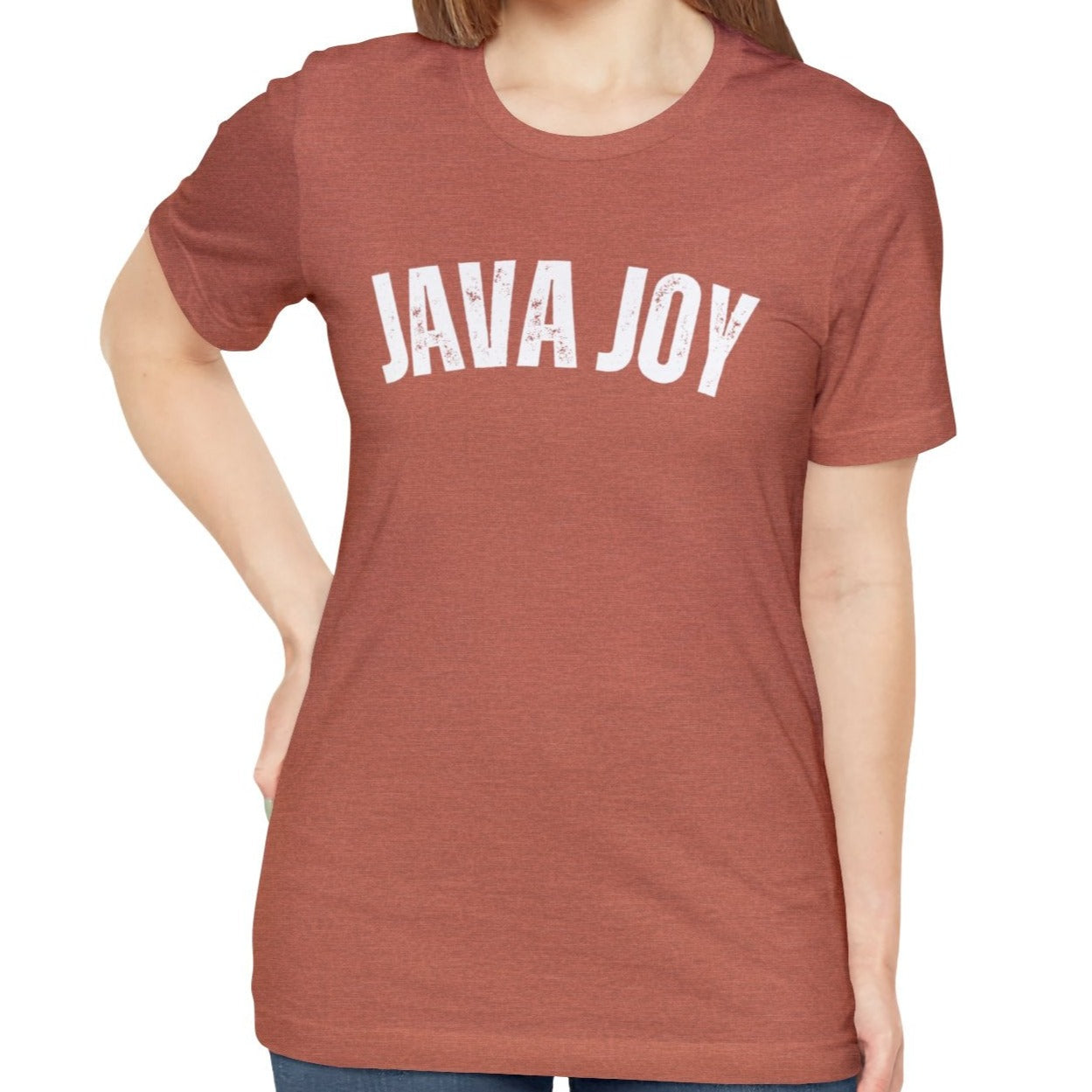 Java Joy Bliss - Women's Bella Canvas Jersey Tee for Comfort and Coffee Enthusiasts - Eddy and Rita