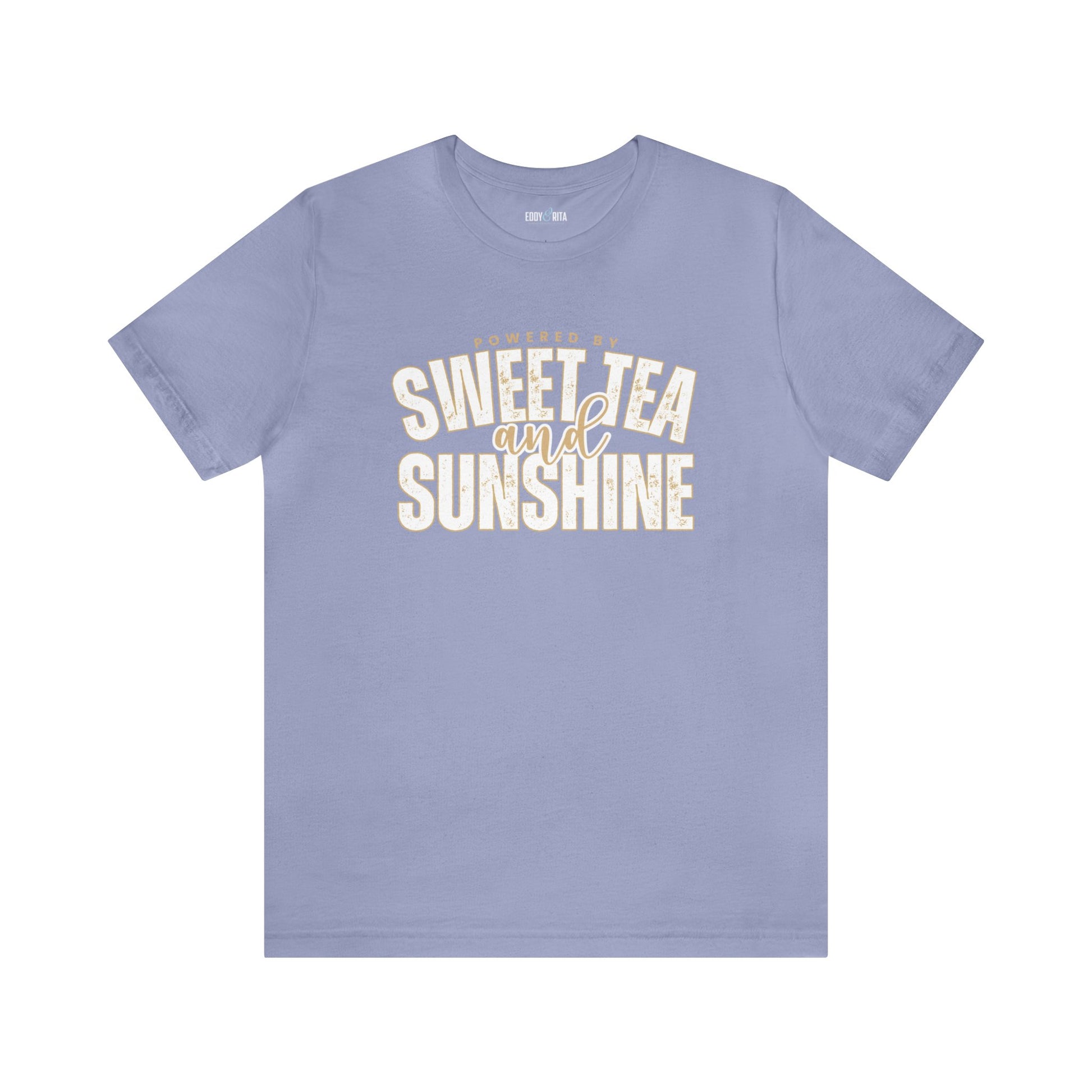 Powered by Sweet Tea and Sunshine" Women's Bella Canvas Tee - Eddy and Rita