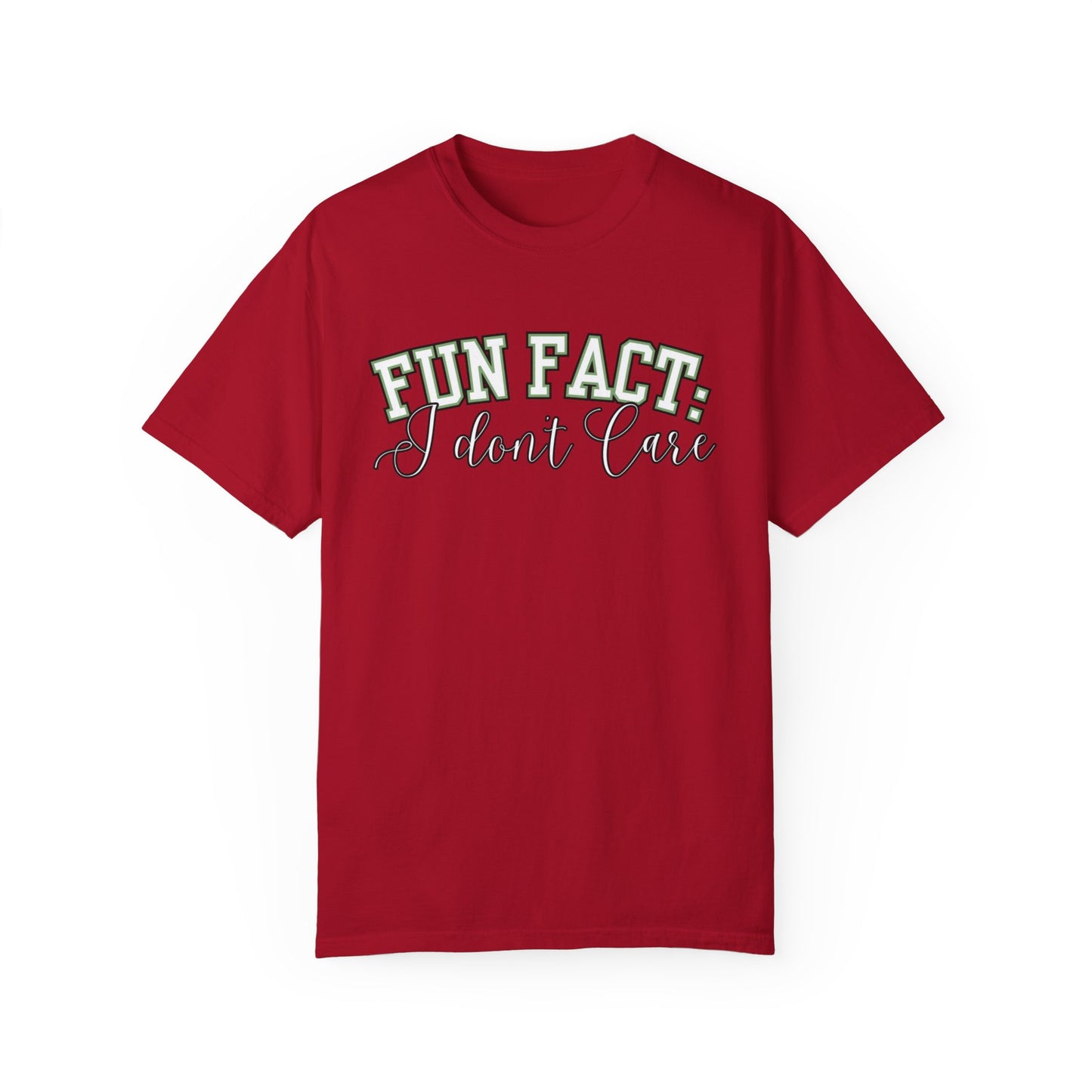 Fun Fact: I Don't Care Tee – Casual Statement Top for Nonchalant Style - Eddy and Rita