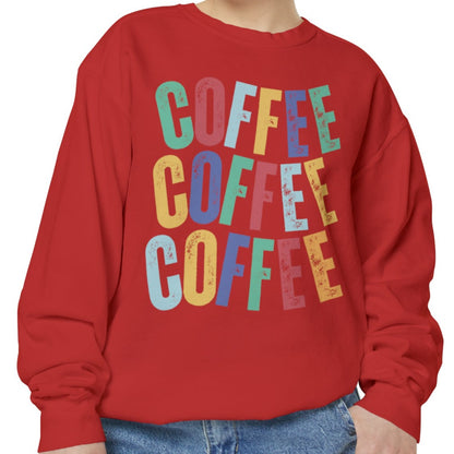 Women's Comfort Colors Coffee Bliss Sweatshirt: Cozy and Vibrant - Eddy and Rita