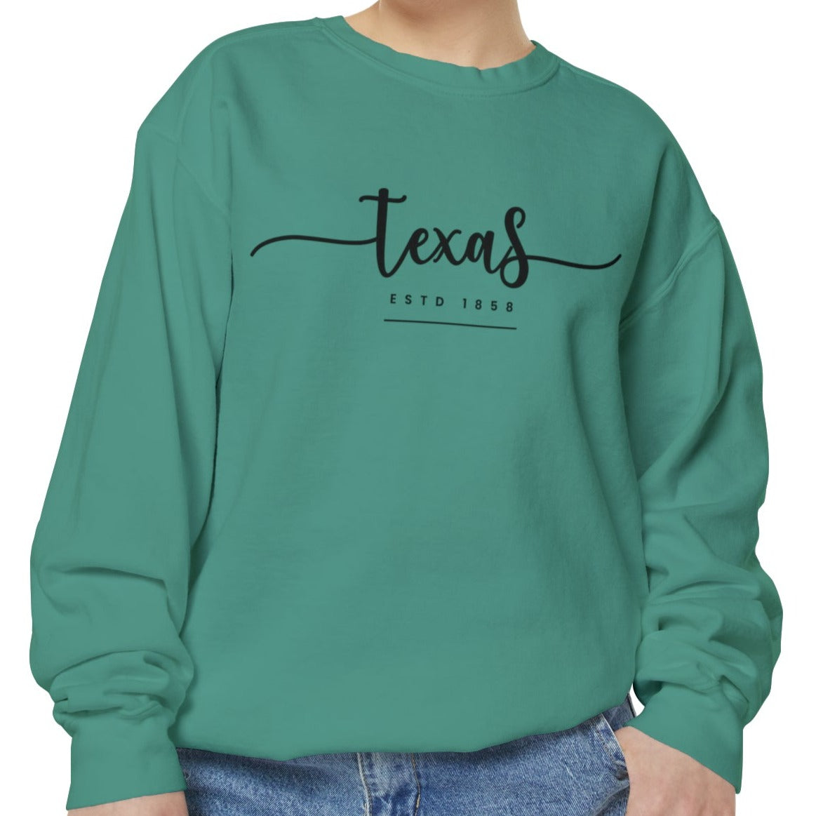 Texas Pride Comfort Colors Women's Sweatshirt - Eddy and Rita