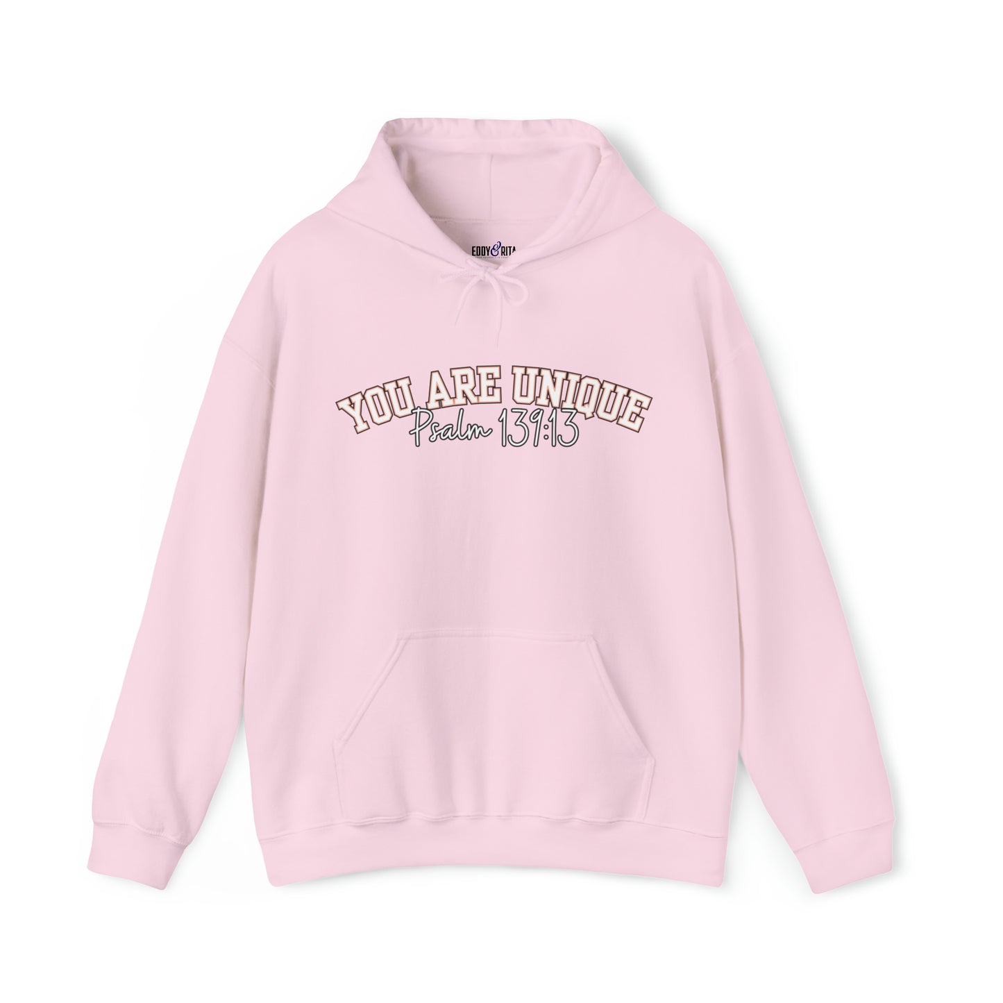 Women's Hoodie with 'You Are Unique - Psalm 139:13' Affirmation - Eddy and Rita