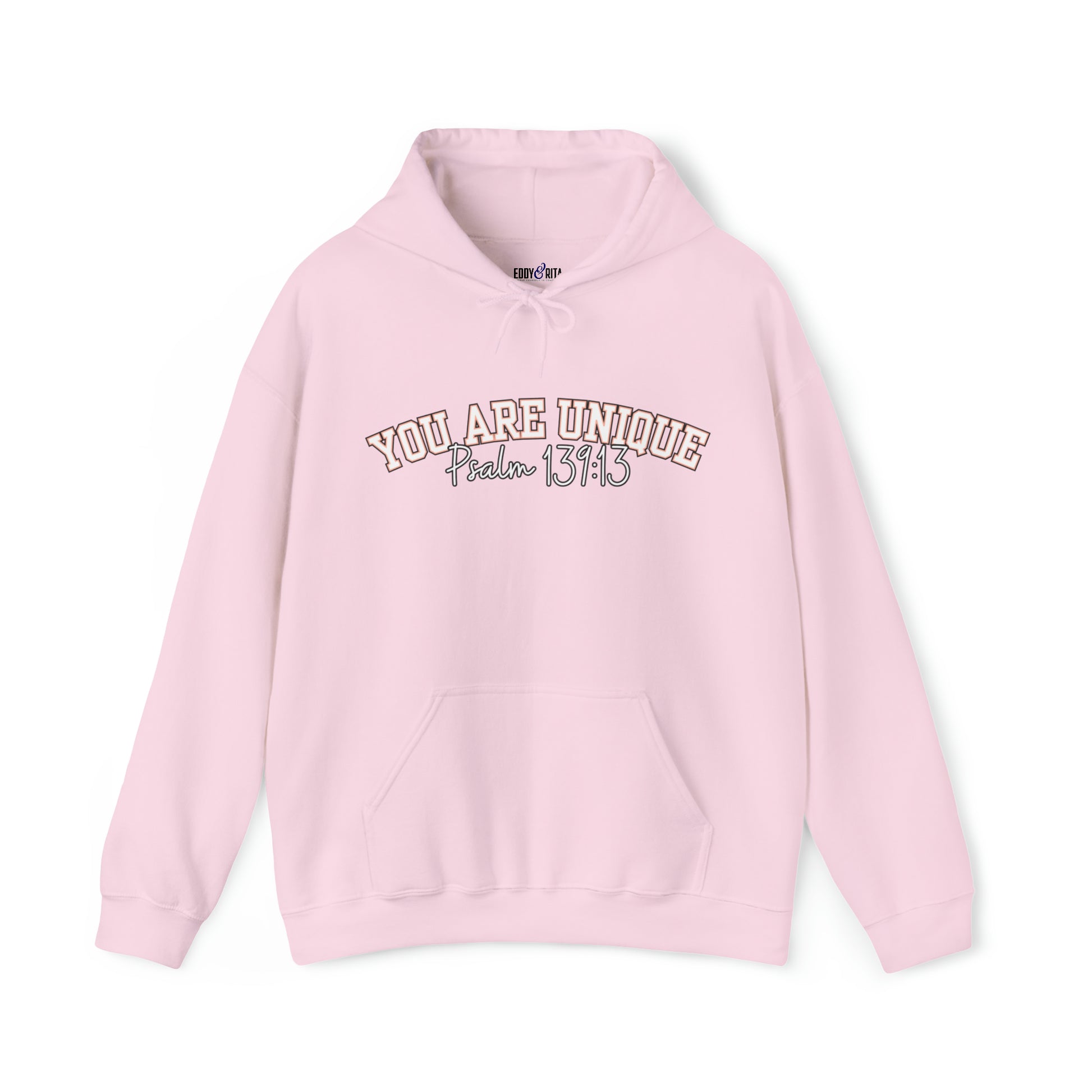 Women's Hoodie with 'You Are Unique - Psalm 139:13' Affirmation - Eddy and Rita