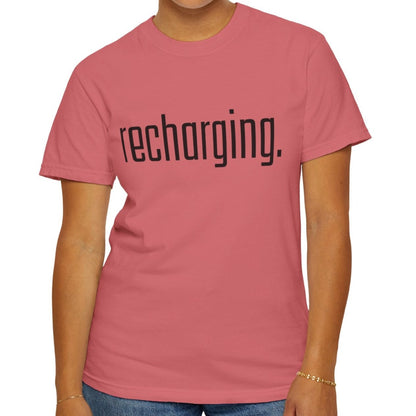 Recharging Women's Comfort Colors T-Shirt - Eddy and Rita