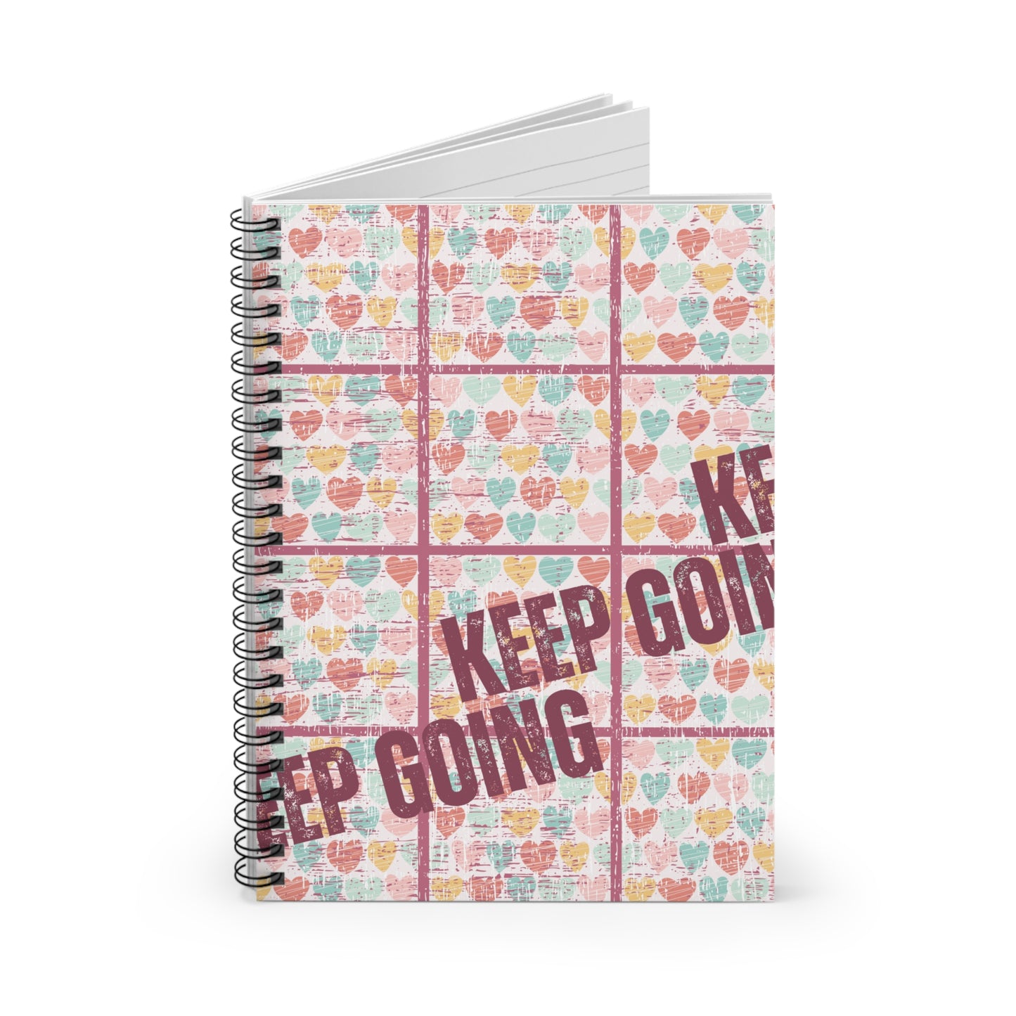 Keep Going: Heartfelt Spiral Notebook for Daily Inspiration and Positive Reflections - Eddy and Rita