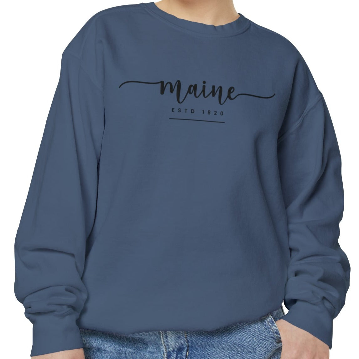 Comfort Colors Women's Sweatshirt - Maine Pride Pullover - Eddy and Rita