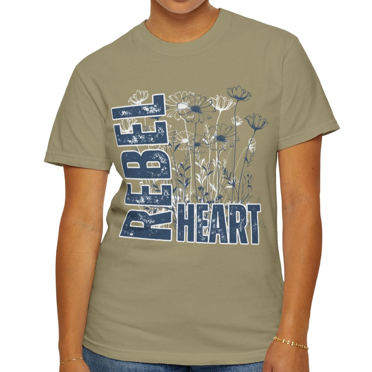 Wildflower Rebel Heart Women's Comfort Colors T-Shirt - Eddy and Rita