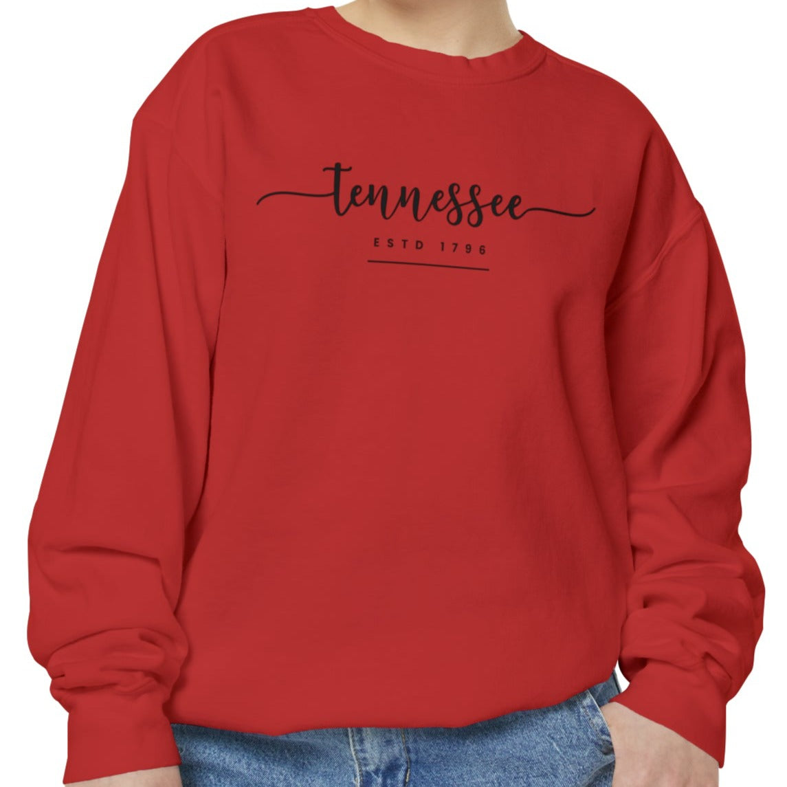 Tennessee Pride Cozy Comfort Colors Women's Sweatshirt - Eddy and Rita