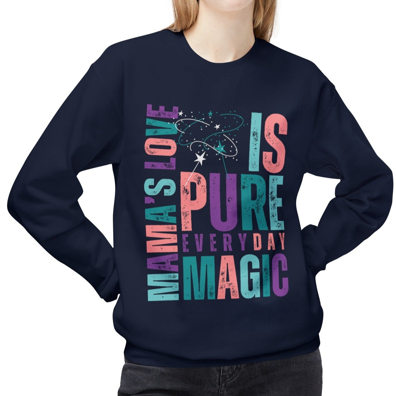 Everyday Magic Momma's Love Midweight Fleece Sweatshirt - Eddy and Rita