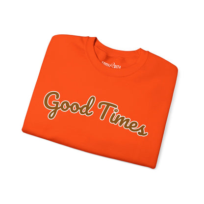 Women's Heavy Blend Sweatshirt – "Good Times" Cozy and Stylish Graphic Sweatshirt