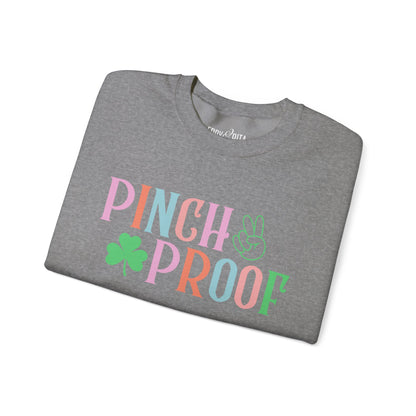 Pinch Proof Unisex Crewneck Sweatshirt - Perfect for St. Patrick's Day Celebrations