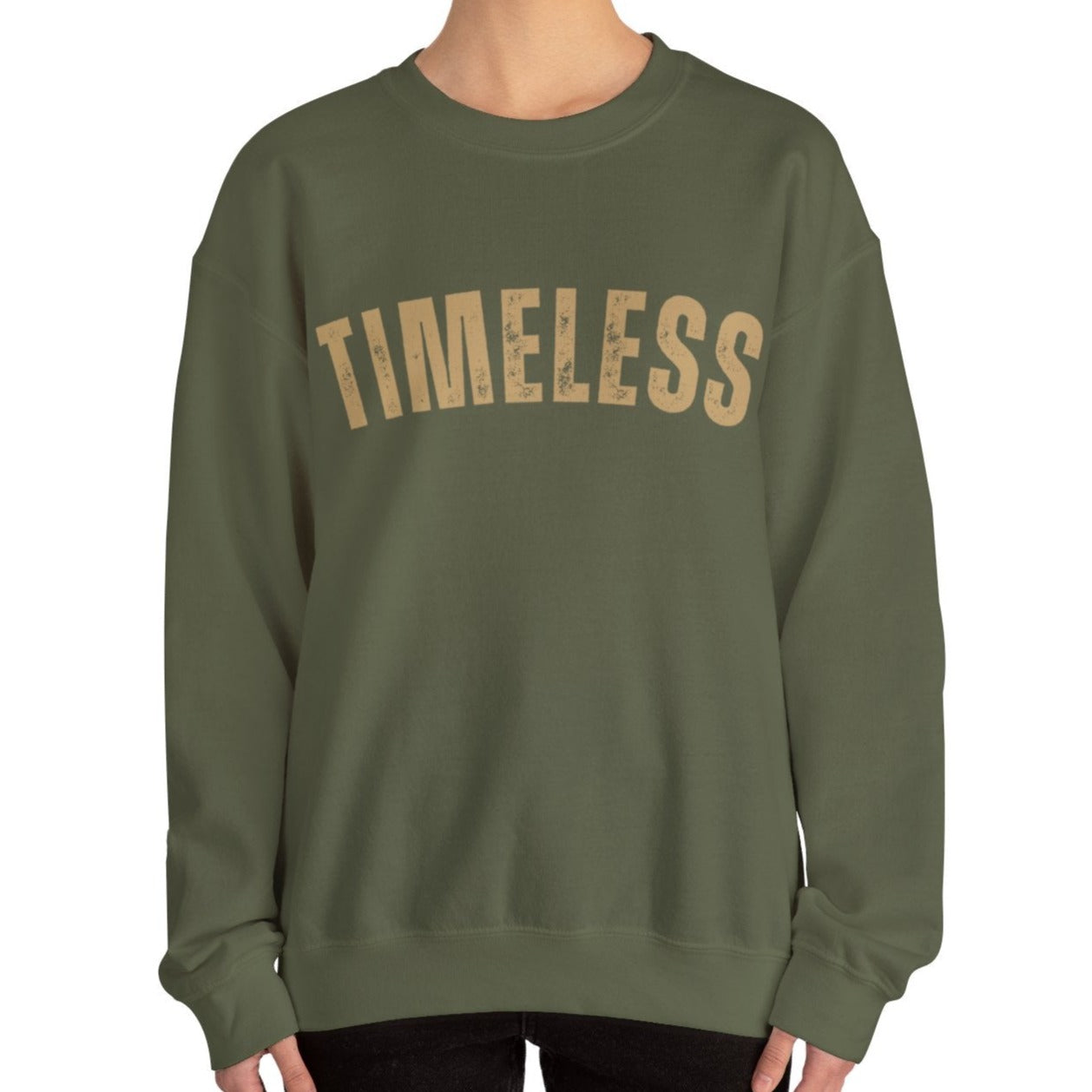 Women's Heavy Sweatshirt - "Timeless" Graphic Pullover