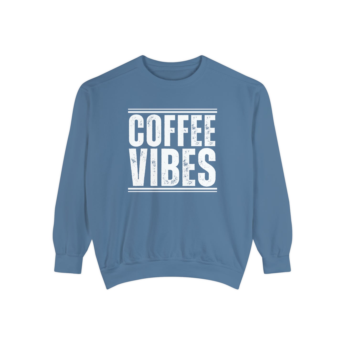 Coffee Vibes Women's Comfort Colors Sweatshirt - Cozy and Stylish - Eddy and Rita