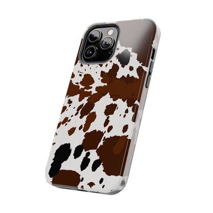 Tough Phone Case for iPhone – Cow Spots Design | Stylish and Durable Stocking Stuffer Gift