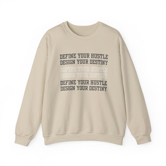 Define Your Hustle, Define Your Destiny Men's Sweatshirt: Motivational Comfort with Empowering Style - Eddy and Rita