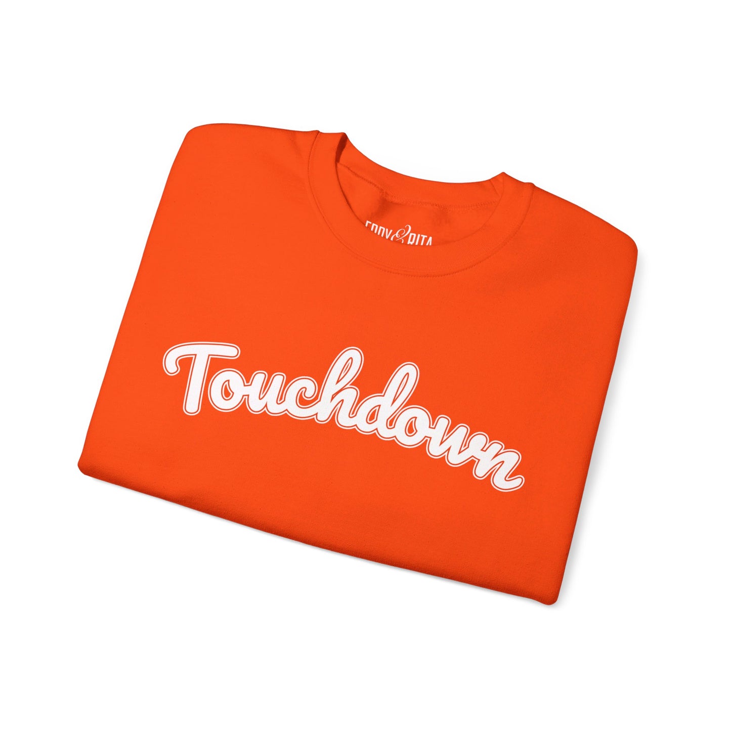 Women's Heavy Blend Sweatshirt – "Touchdown" Sports-Inspired Graphic Sweatshirt