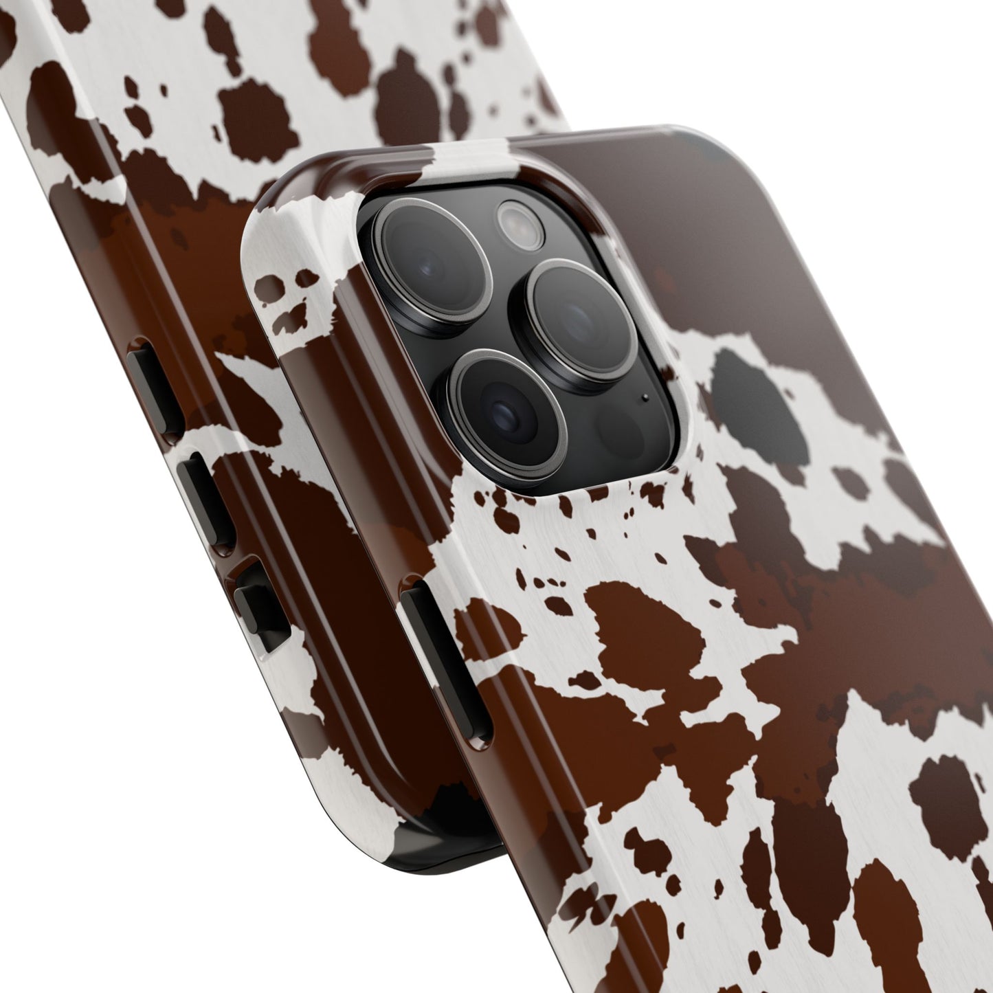 Tough Phone Case for iPhone – Cow Spots Design | Stylish and Durable Stocking Stuffer Gift