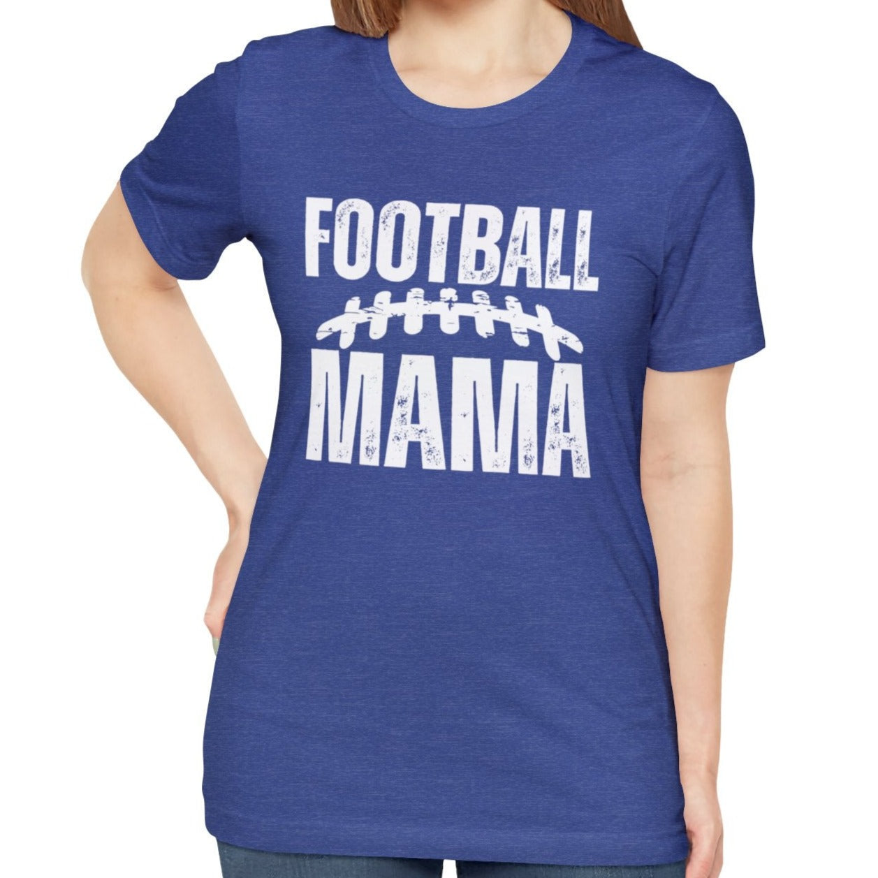 Football Mama Women's Bella Canvas T-shirt