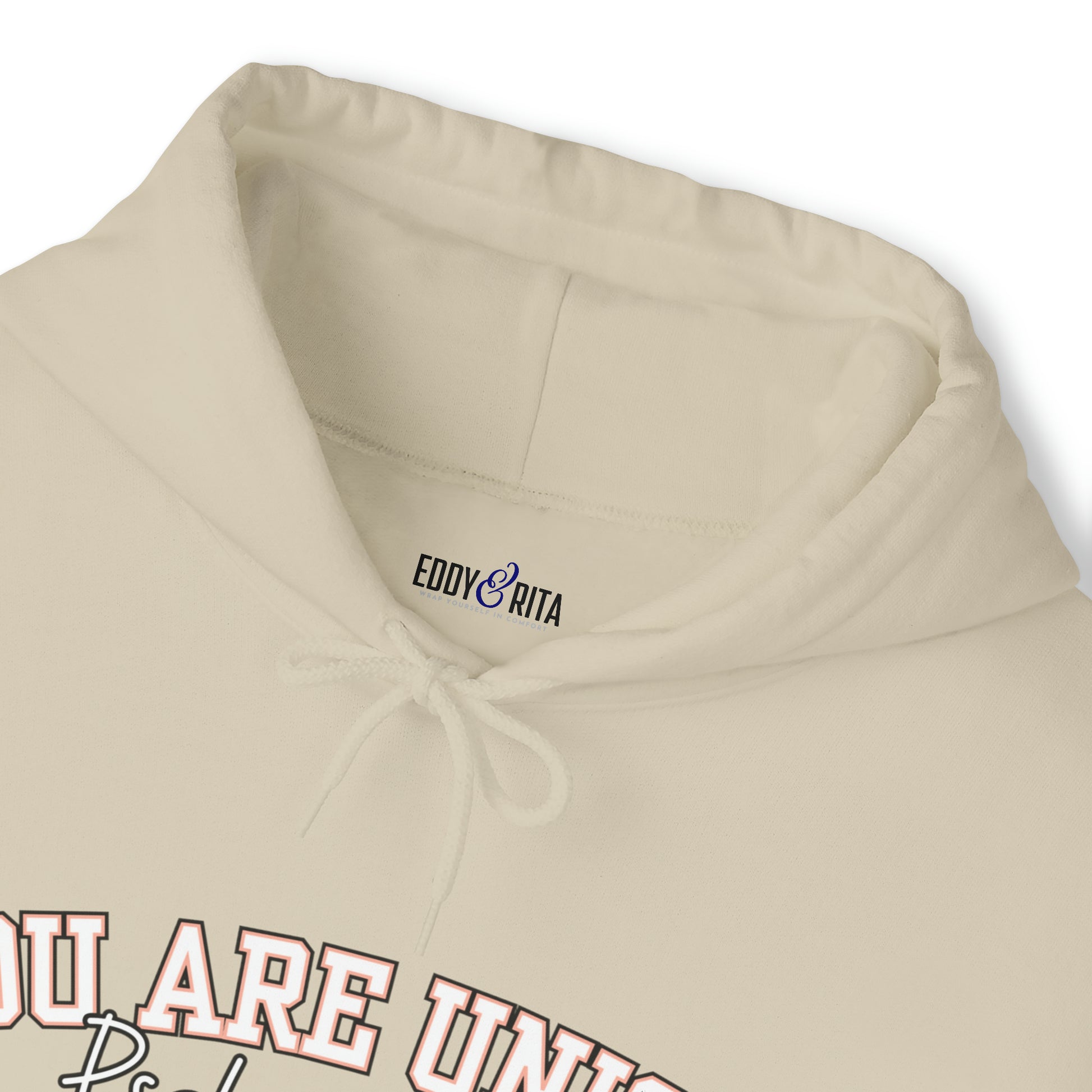 Women's Hoodie with 'You Are Unique - Psalm 139:13' Affirmation - Eddy and Rita