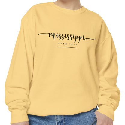 Comfort Colors Women's Sweatshirt - Mississippi Charm Pullover - Eddy and Rita