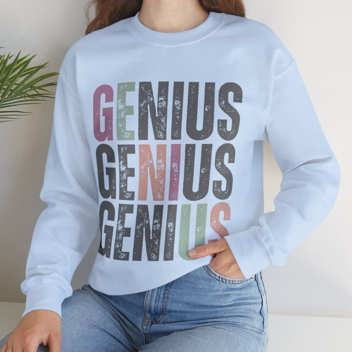 Trendy Genius Women's Sweatshirt - Eddy and Rita