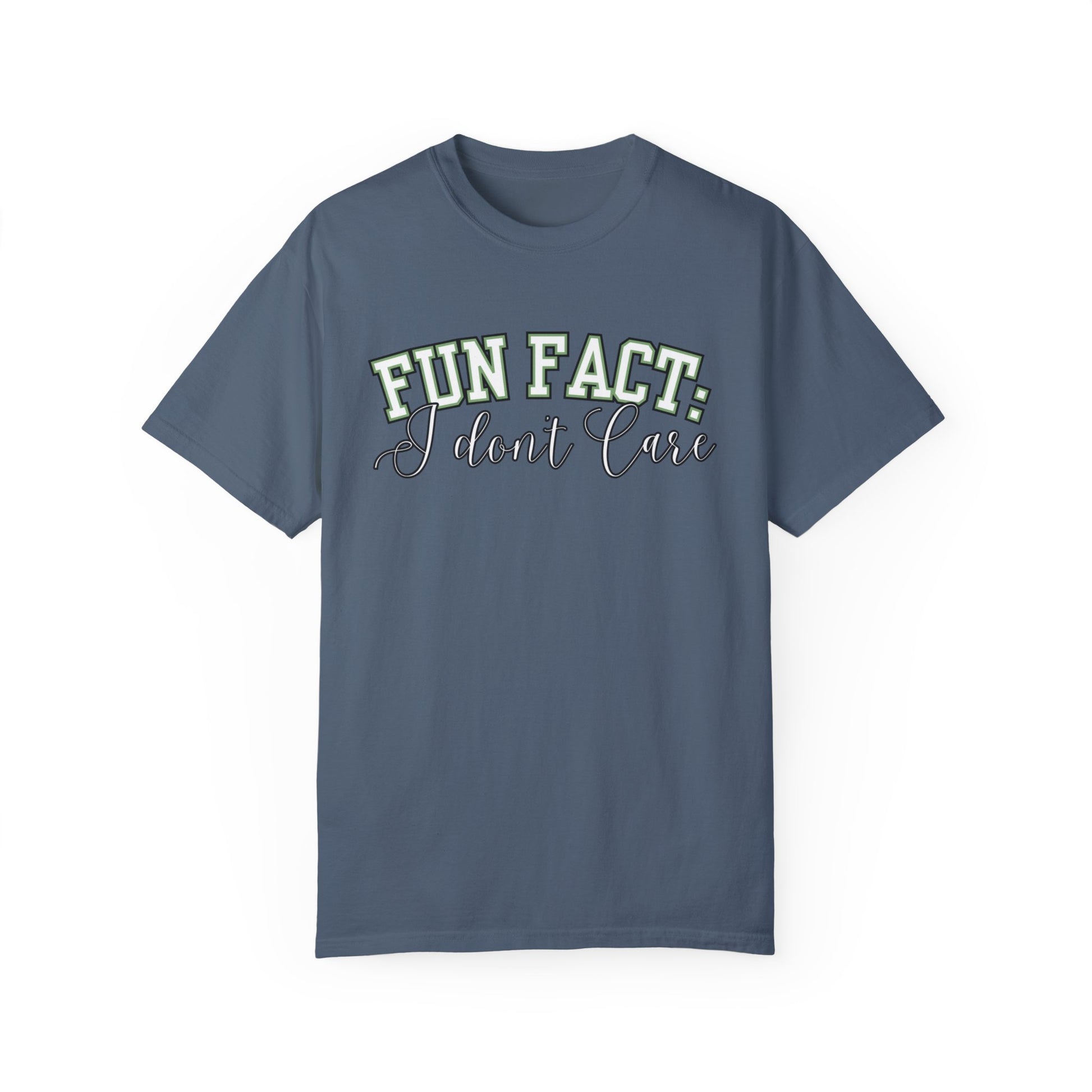 Fun Fact: I Don't Care Tee – Casual Statement Top for Nonchalant Style - Eddy and Rita