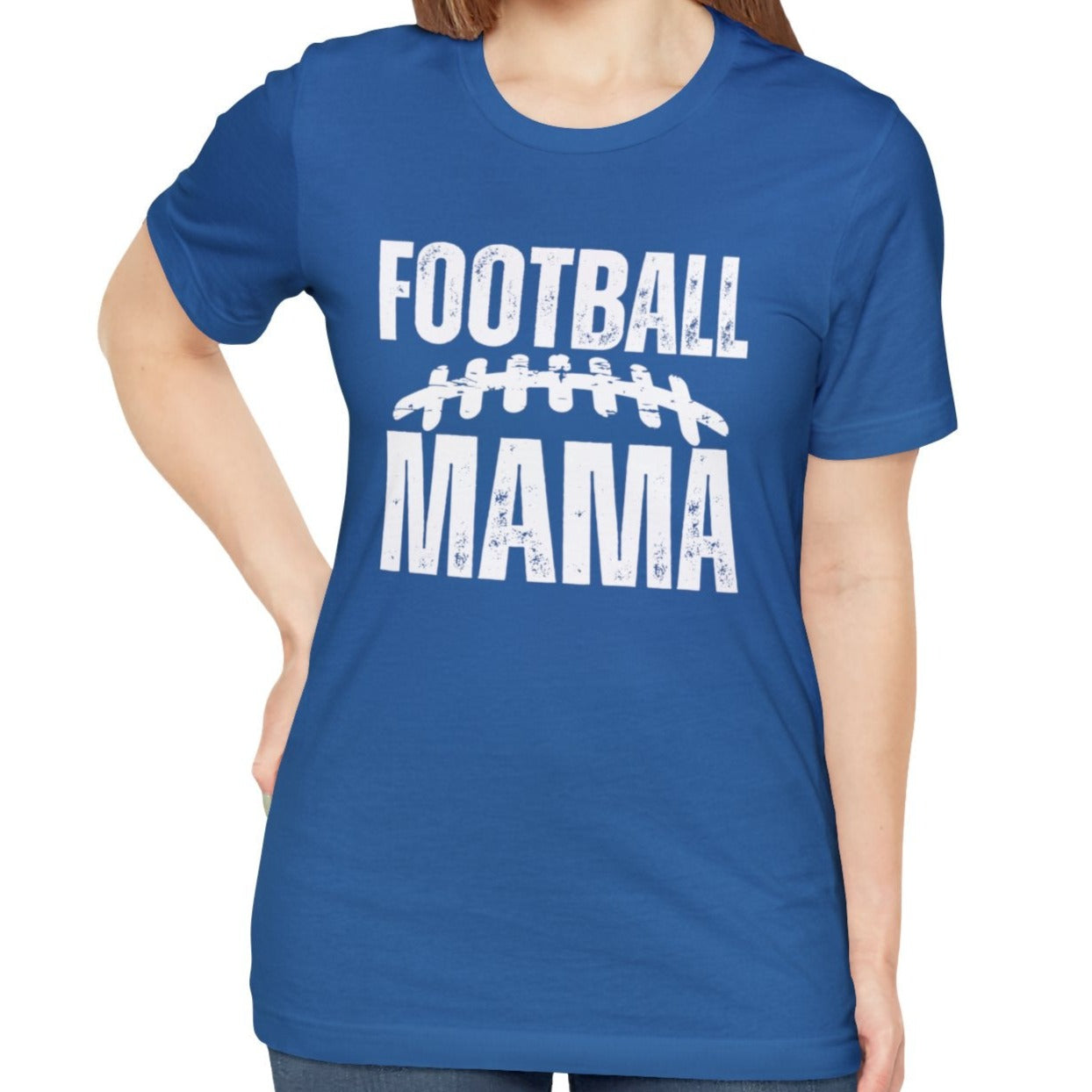 Football Mama Women's Bella Canvas T-shirt - Eddy and Rita