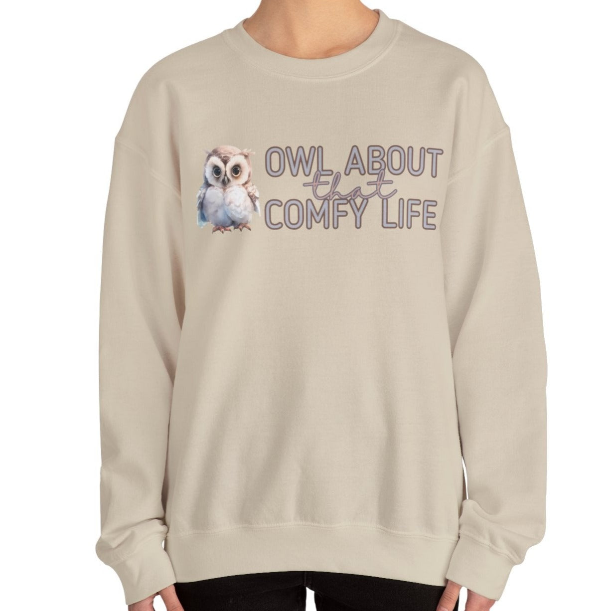 Comfy Life with Owls: 'Owl About That Comfy Life' Women's Sweatshirt - Eddy and Rita