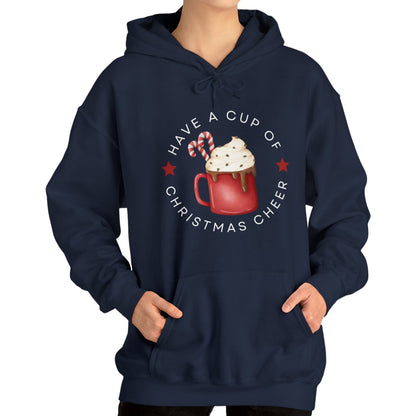 Women's Hoodie: Have a Cup of Christmas Cheer - Cozy Festive Apparel for Holiday Joy! - Eddy and Rita