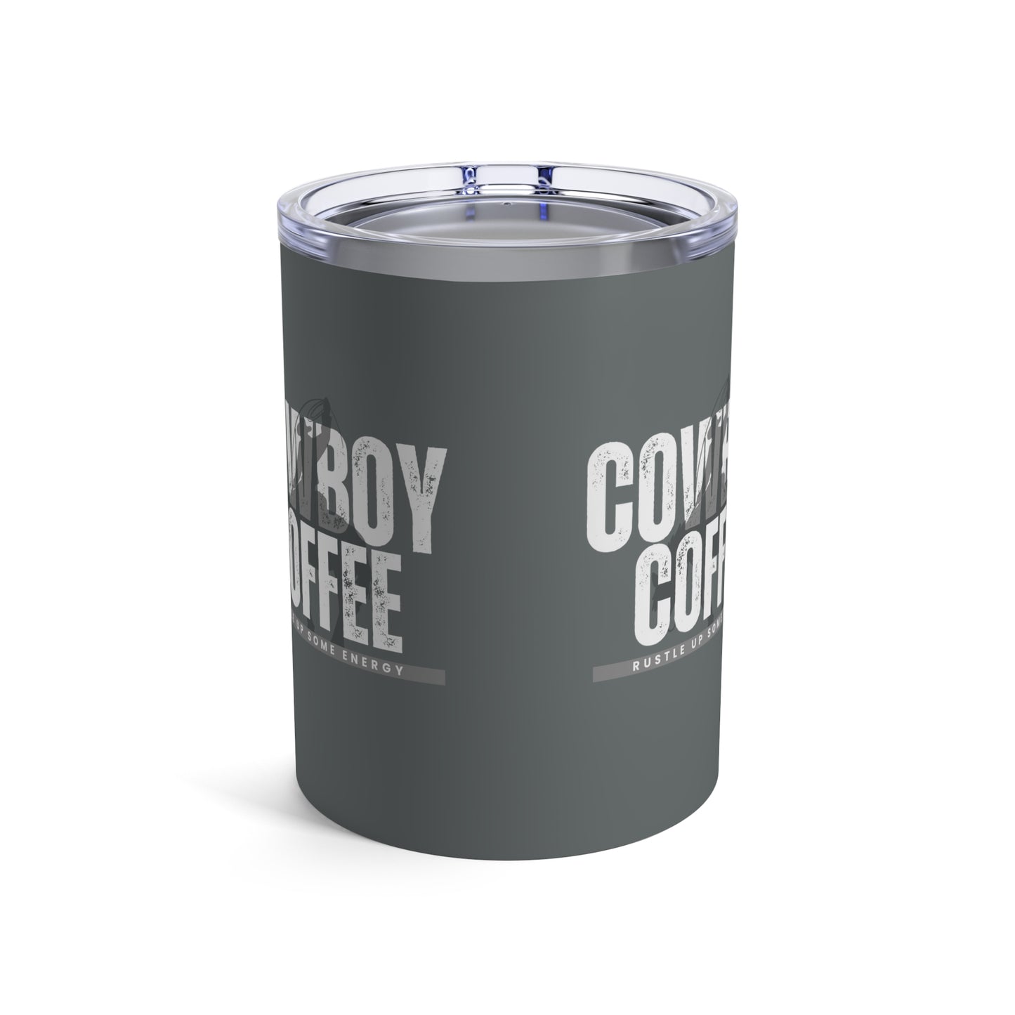 Cowboy Coffee - 10oz Stainless Tumbler - Eddy and Rita