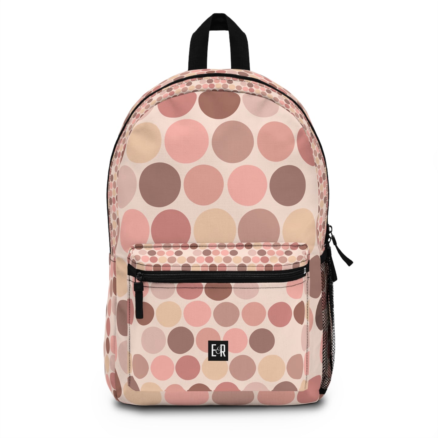 Eddy and Rita Women's Pink Neutral Dotted Backpack - Premium Designer Bag