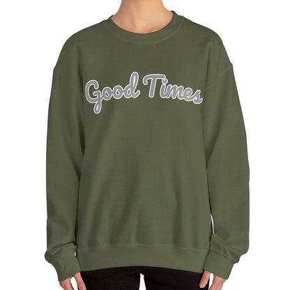 Women's Heavy Blend Sweatshirt – "Good Times" Cozy and Stylish Graphic Sweatshirt