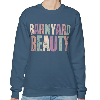 Barnyard Beauty Women's Sweatshirt: Embrace Farm Life in Comfort - Eddy and Rita