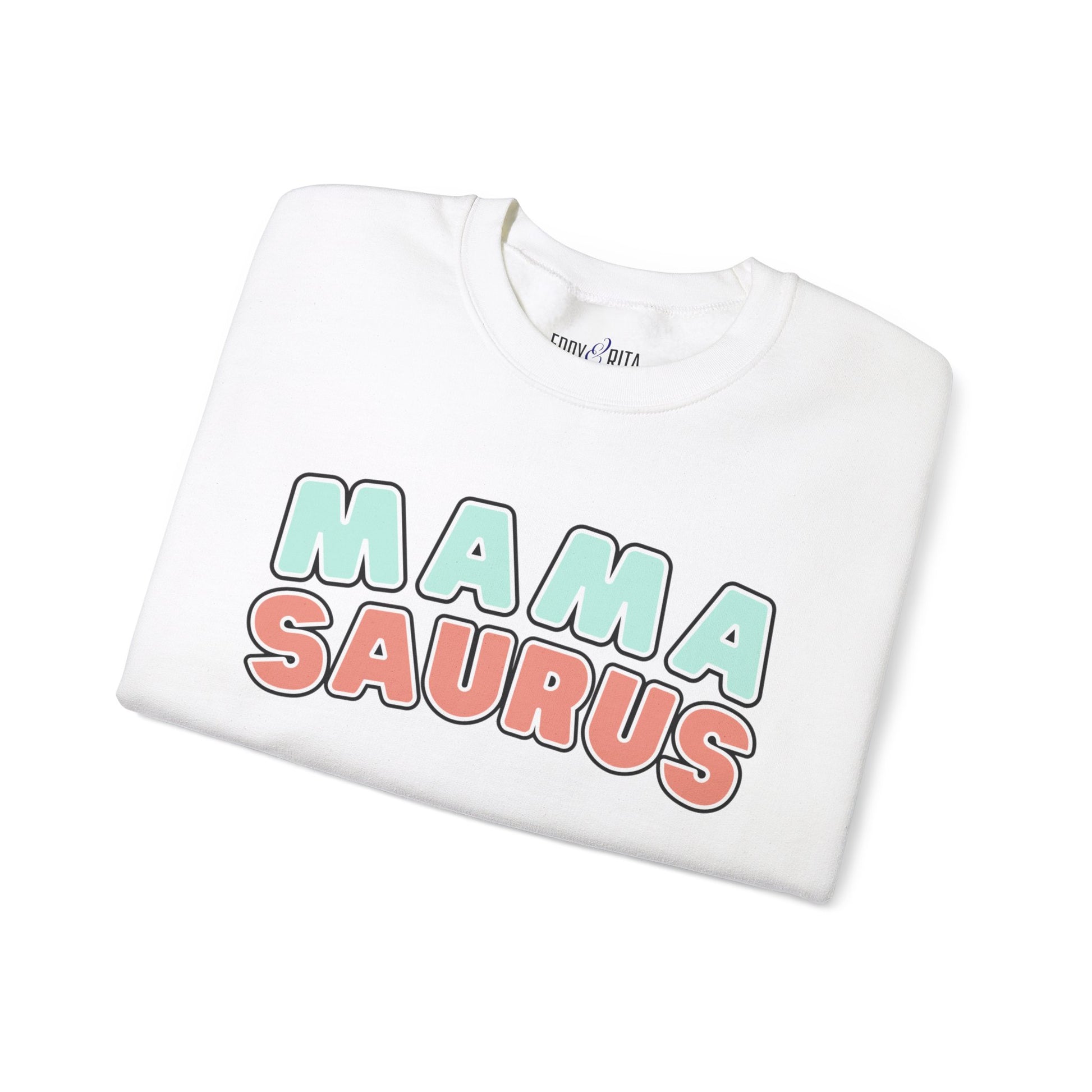 Mamasaurus Women's Heavy Sweatshirt Gift for Mother's - Eddy and Rita