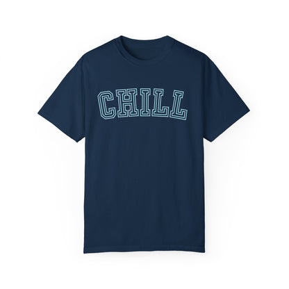 Eddy and Rita Women's Comfort Colors T-Shirt - "Chill" Relaxed Graphic Tee