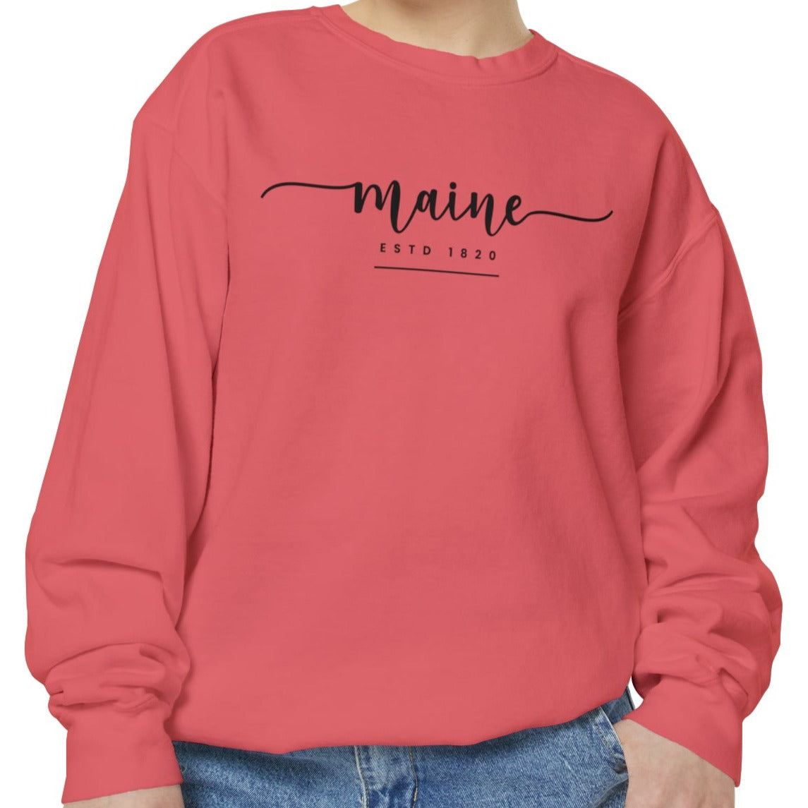 Comfort Colors Women's Sweatshirt - Maine Pride Pullover - Eddy and Rita