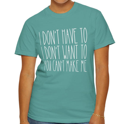 Empowerment Women's Comfort Colors Tee: Defiant Attitude - Eddy and Rita