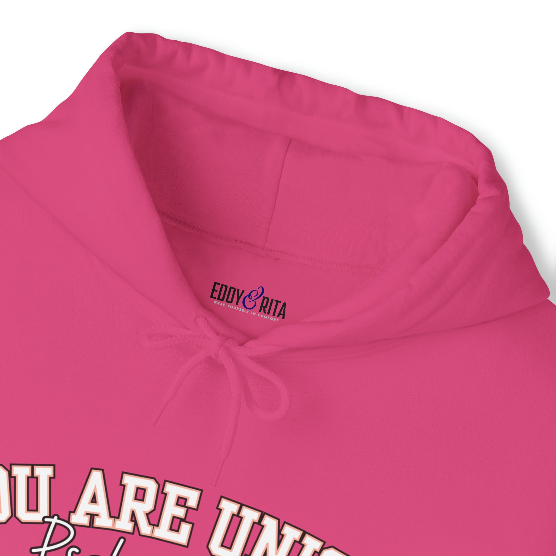 Women's Hoodie with 'You Are Unique - Psalm 139:13' Affirmation - Eddy and Rita