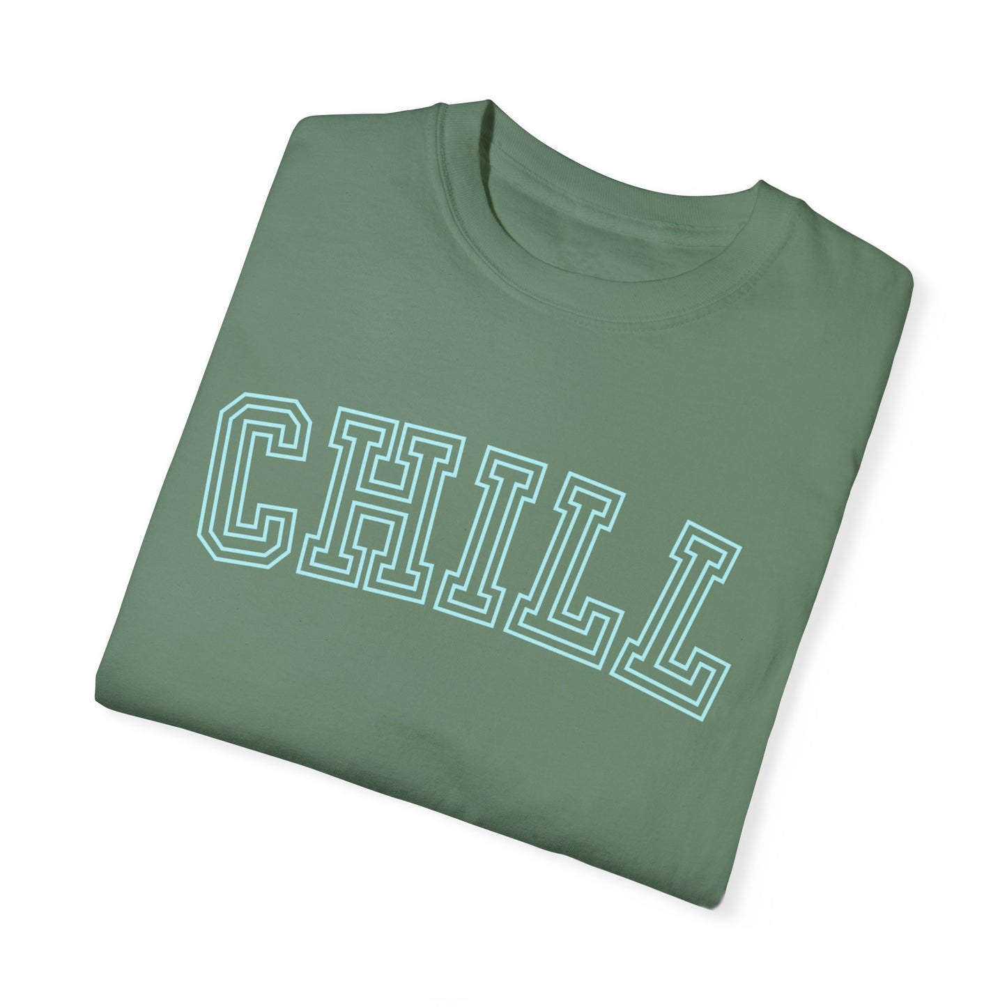 Eddy and Rita Women's Comfort Colors T-Shirt - "Chill" Relaxed Graphic Tee