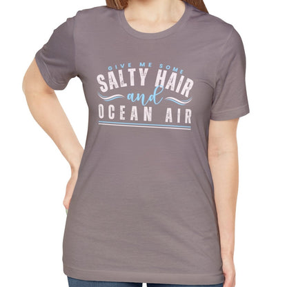 Salty Hair and Ocean Air Women's Bella Canvas T-Shirt