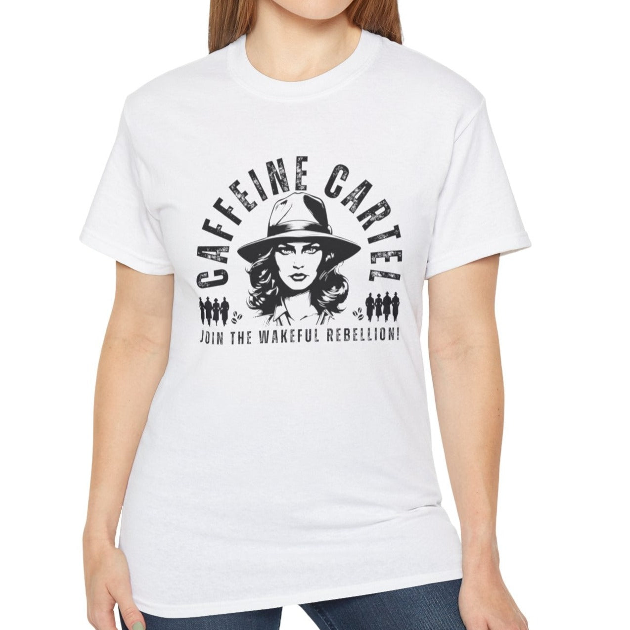 Caffeine Cartel Women's Cotton T-Shirt - Eddy and Rita