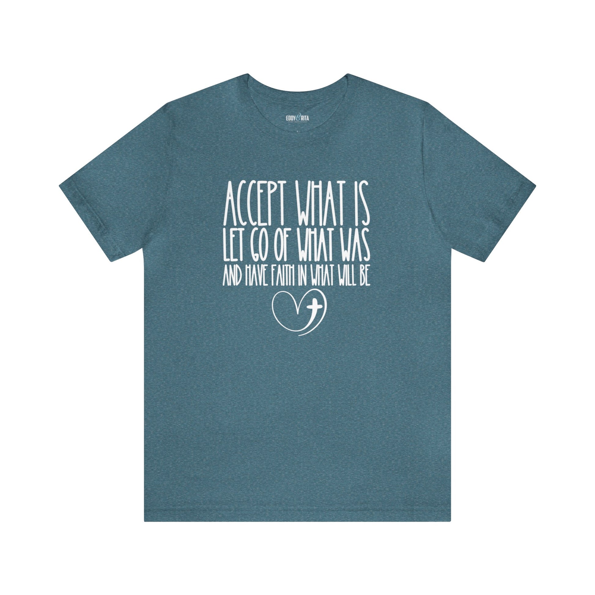 Accept, Let Go, Have Faith Women's Bella Canvas Tee: Inspirational Comfort with Stylish Ease