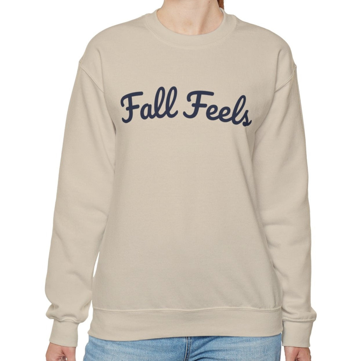 Eddy and Rita Women's Heavy Sweatshirt - "Fall Feels" Cozy Autumn Pullover