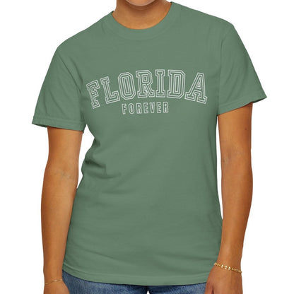 Eddy and Rita Women's Comfort Colors T-Shirt - "Florida Forever" Graphic Tee for Florida Lovers