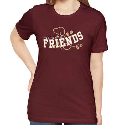 Forever Friends Women's Bella Canvas T-Shirt - Eddy and Rita