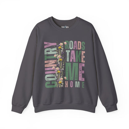 Country Roads Wildflower Women's Sweatshirt - Eddy and Rita