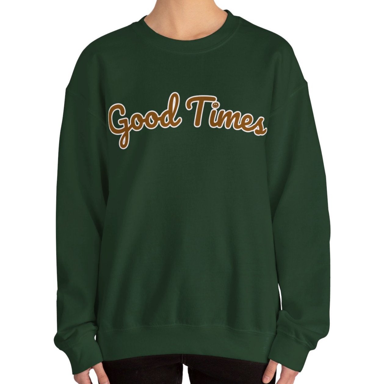 Women's Heavy Blend Sweatshirt – "Good Times" Cozy and Stylish Graphic Sweatshirt